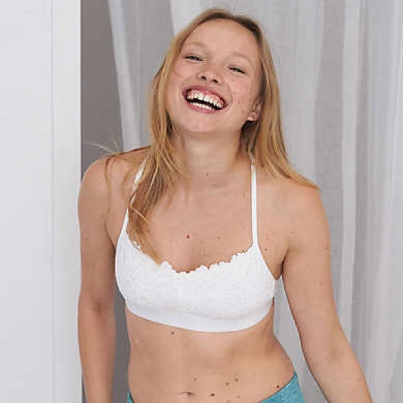 aerie Other - aerie basket weave lace bralette